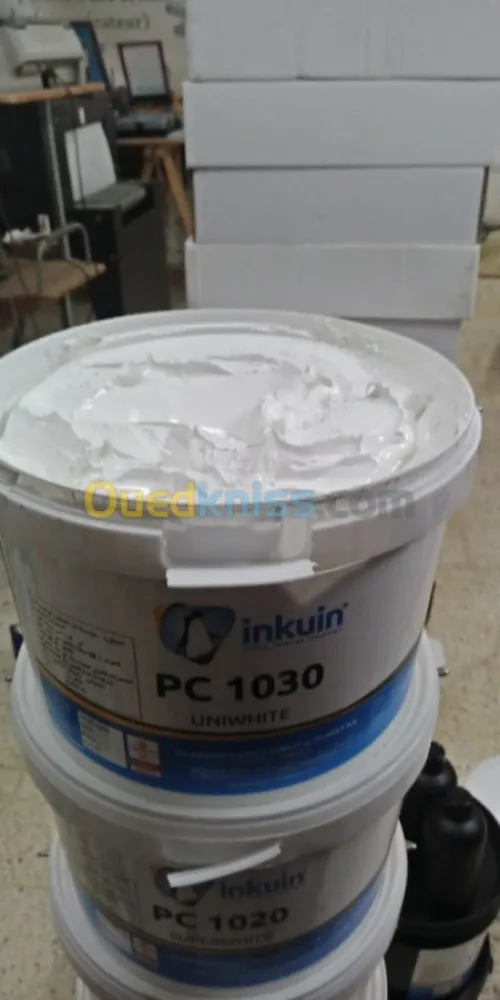 Encre Plastisol superwhite couvrant 