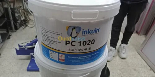 Encre Plastisol superwhite couvrant 