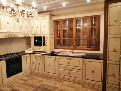 Meuble cuisine en bois massif