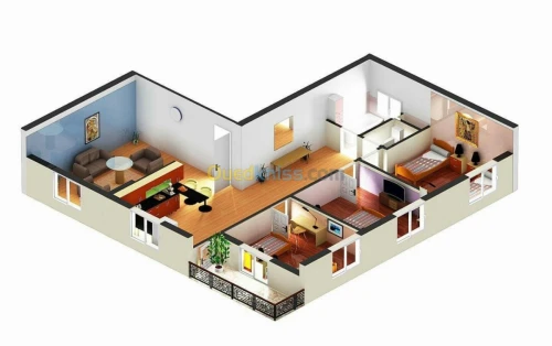 Vente Appartement F3 Mostaganem Mostaganem