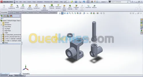 Conception 2D,3D aves Solidworks 