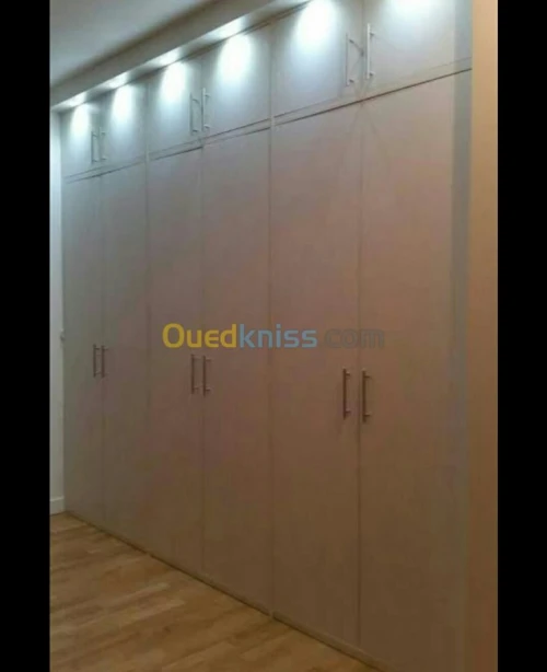 Cuisine mdf ET bois Rouge 