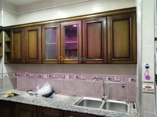 Cuisine en bois hêtre