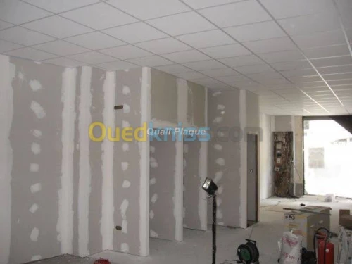Travaux de placoplâtre