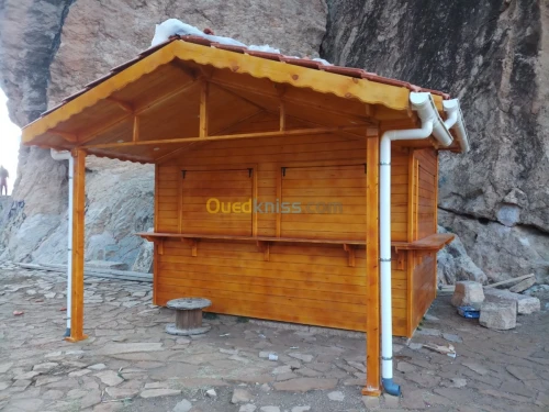 Construction chalets et kiosques