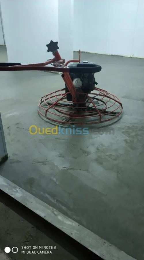 Dallage indudtriel  résine et béton ir