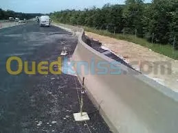 pose glissière en beton armé