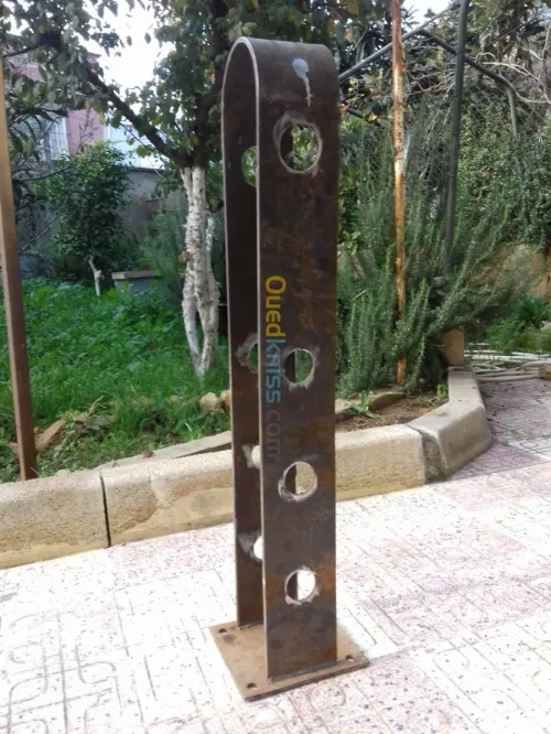 Garde corps métallique pont 