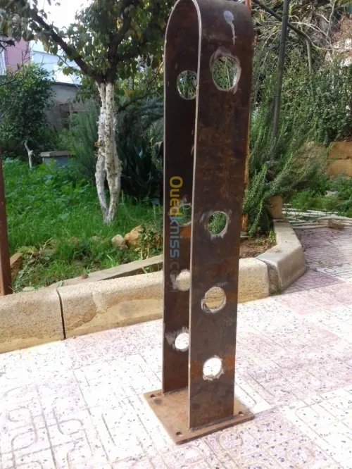 Garde corps métallique pont 