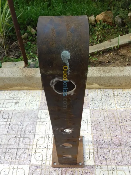 Garde corps métallique pont 