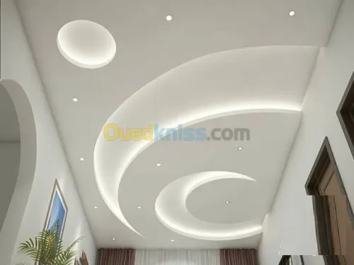 plafond BA13 , PVC , et Decoration