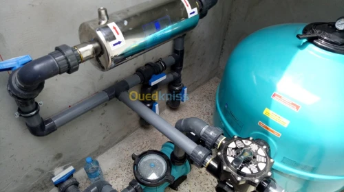 Installation filtration des piscines