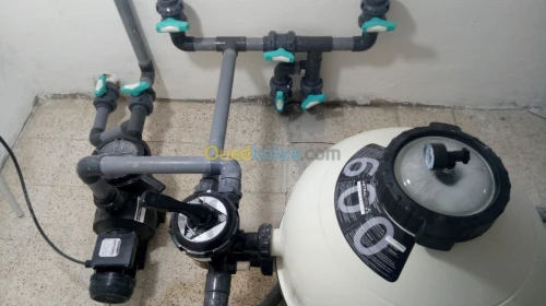Installation filtration des piscines