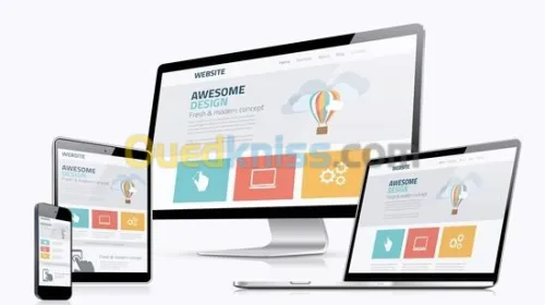 Création de site web dynamic 10000 DA