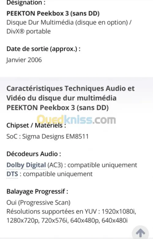 MULTI MÉDIA PLAYER 