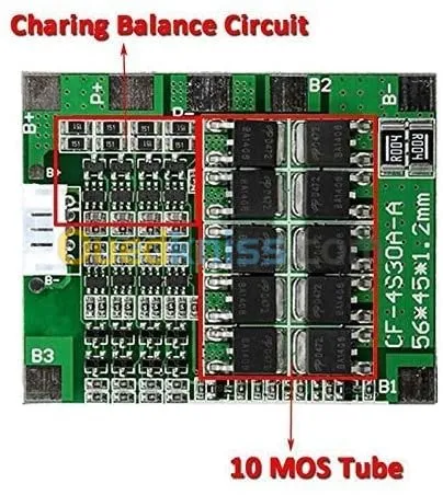 chargeur batterie BMS 4S 30A /40A/100A ARDUINO 