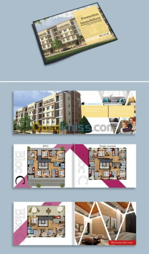 Vente Appartement F2345 Alger Bordj el kiffan