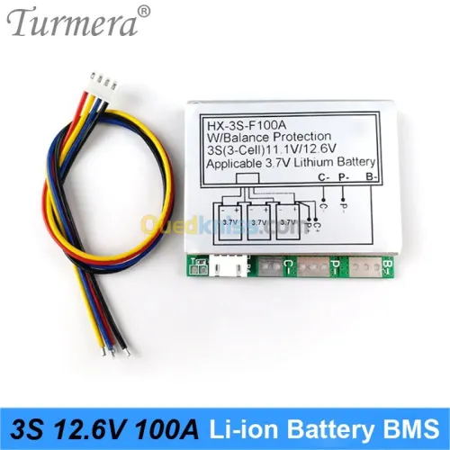 Bms 3S /20A 25A 40A 60A 100A ARDUINO Batterie Lithium 18650 vélo trottinette électrique