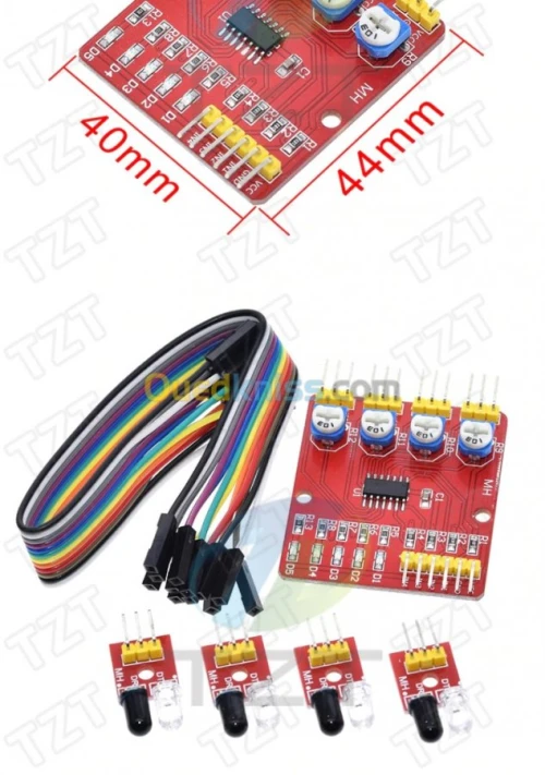 capteur Suivi suiveur de ligne 1 4 5 8 canaux ARDUINO tcrt5000 infrarouge