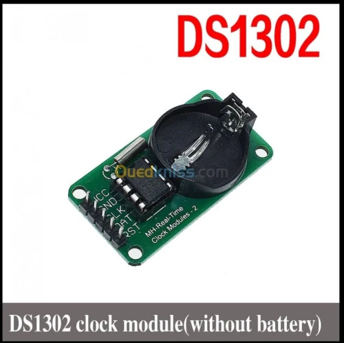 MODULE HORLOGE ARDUINO TEMPS RÉEL I2C RTC DS1302 DS3231 RTC en temps réel