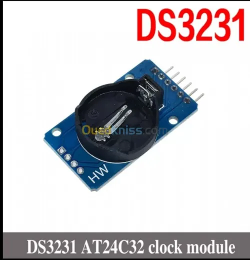 MODULE HORLOGE ARDUINO TEMPS RÉEL I2C RTC DS1302 DS3231 RTC en temps réel