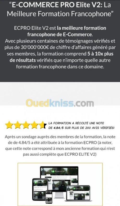 Formations e-commerce dropshipping