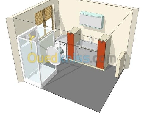 Création cuisine équipée 3D 
