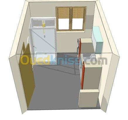 Création cuisine équipée 3D 