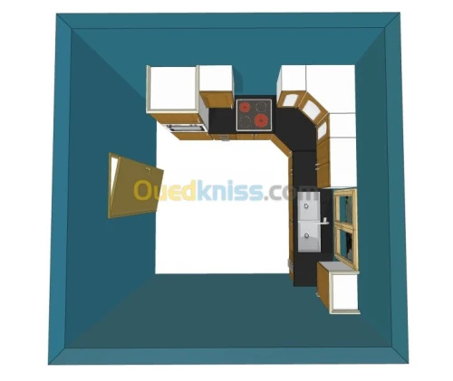 Création cuisine équipée 3D 