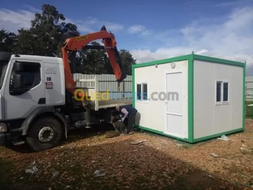 صناعة وتركيب  المحلات الجاهزة و الغرف