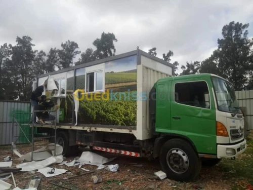 صناعة وتركيب  المحلات الجاهزة و الغرف