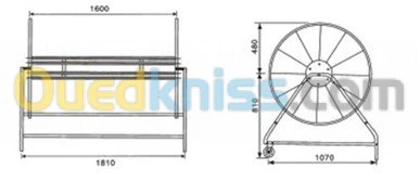 Enrouleur ligne de nage