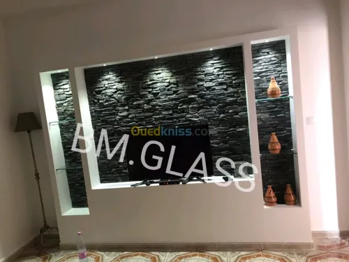 Faux plafond (placo pelater ) BA13 PVC