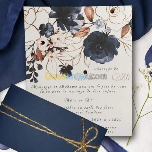 Carte d'invitation personnalisé 
