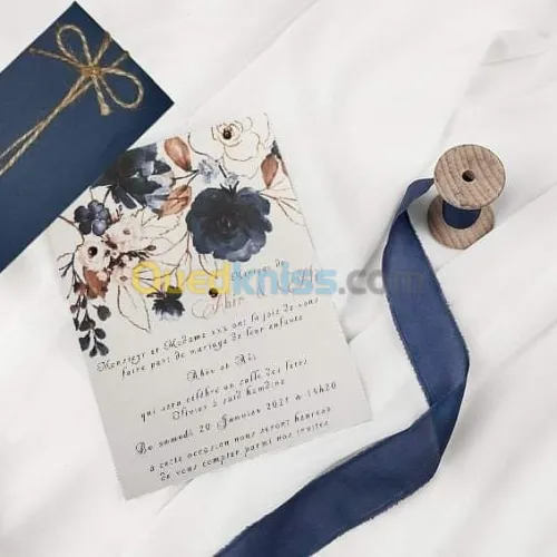 Carte d'invitation personnalisé 