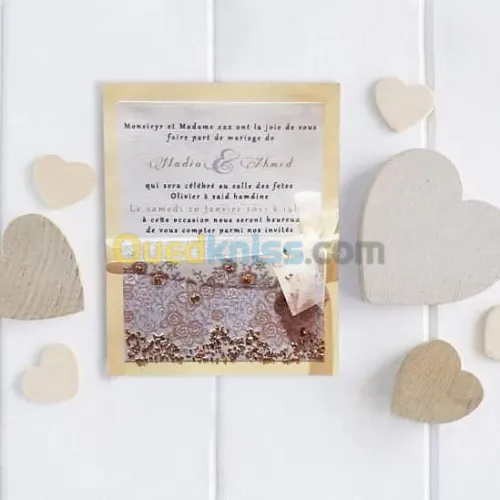 Carte d'invitation personnalisé 