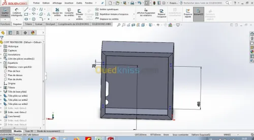 Etude,conception solidworks et plan 2D
