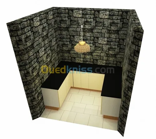 Création cuisine équipée 3D 
