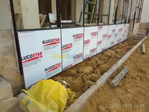Façade Alucobande Menuiserie Aluminium