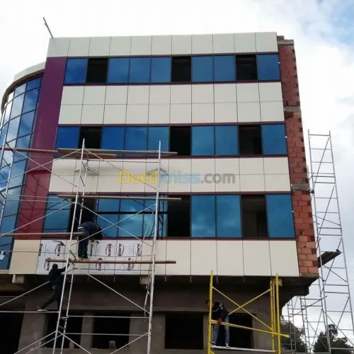 Façade Alucobande Menuiserie Aluminium