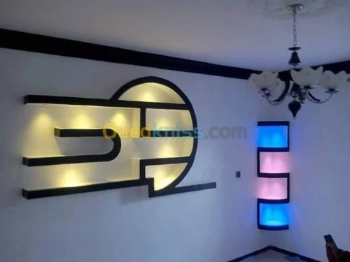 placoplatre & BA13 &rockfon longue