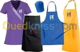 Tenue de travail, uniforme et tablier 