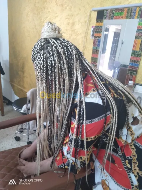 Coiffeuse tresse africaine