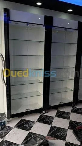 Fabrication vitrine /comptoir 