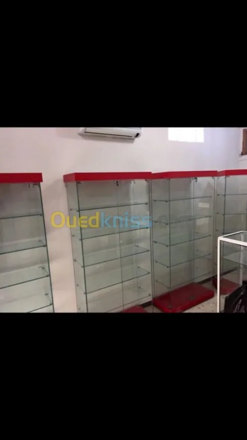 Fabrication vitrine /comptoir 