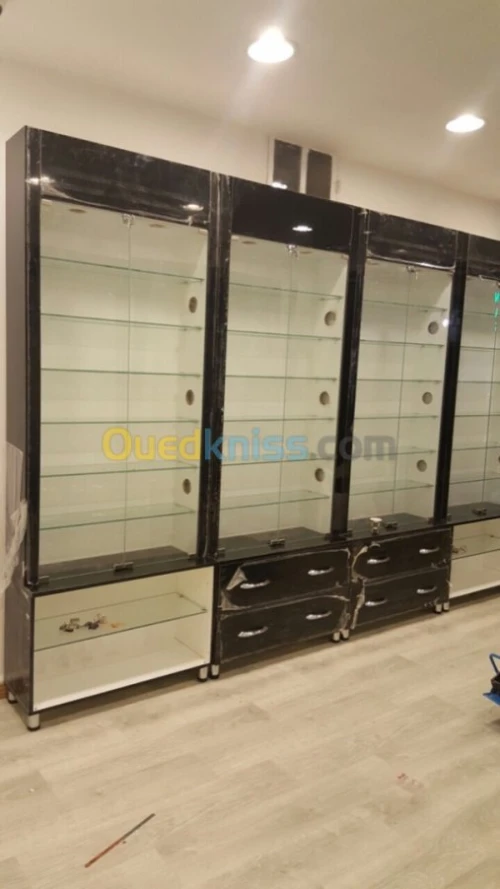 Fabrication vitrine /comptoir 