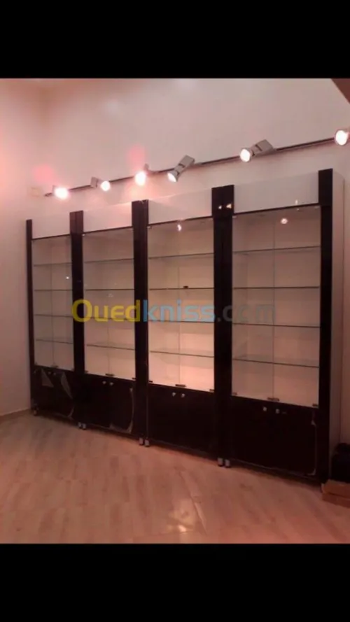 Fabrication vitrine /comptoir 