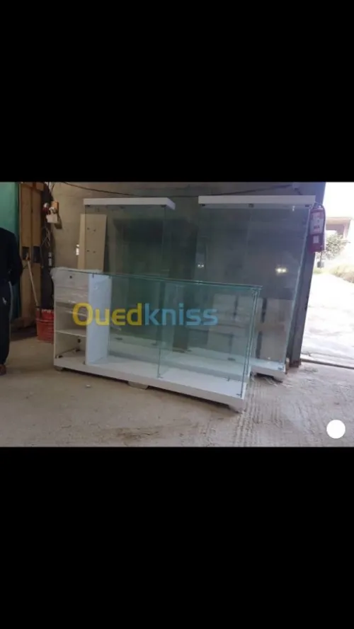 Fabrication vitrine /comptoir 