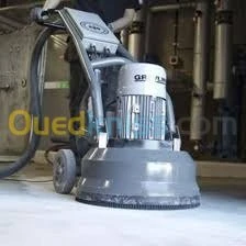 Ponçage+Revêtement sol en epoxy