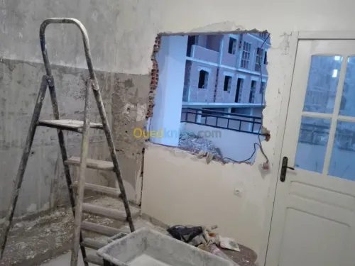 Rénovation tous types de construction.